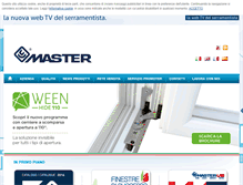 Tablet Screenshot of masteritaly.com